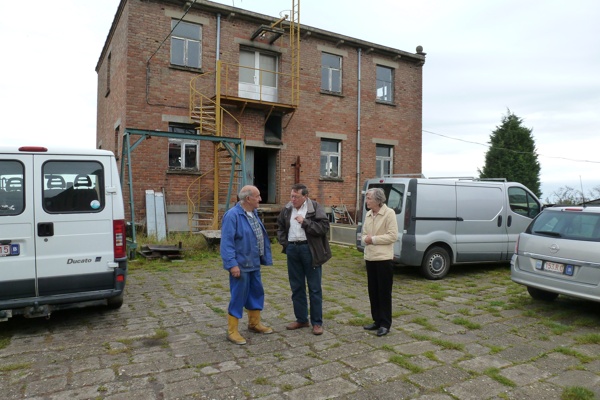 Het molengebouw waarin de oude maalstenen nog steeds aanwezig zijn